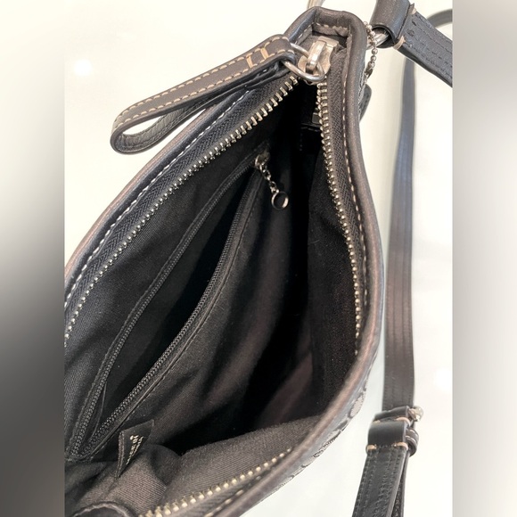 Vintage COACH Crossbody Leather Bag / Purse - Picture 7 of 8